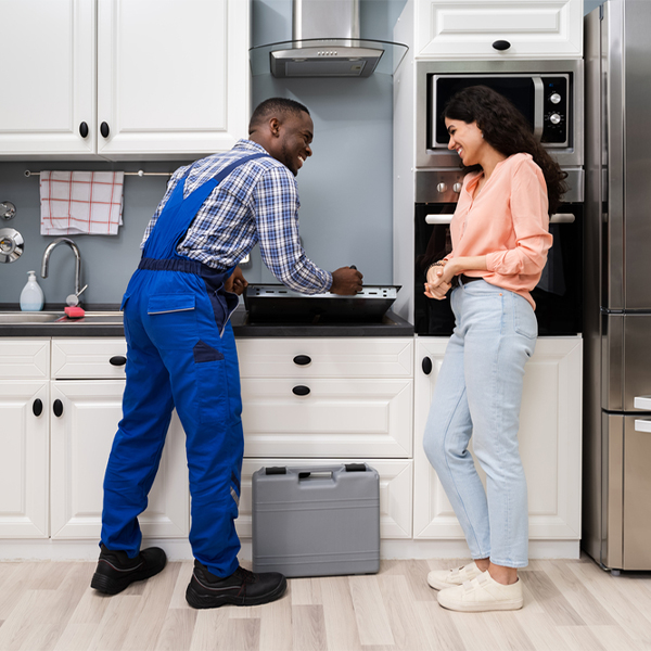 what kind of warranty do you offer on your cooktop repair services in Willow Island NE